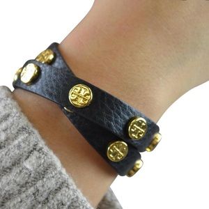 Tory Burch Black Wrap Bracelet